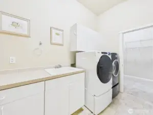 Utility room perfectly located between all bedrooms