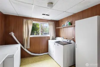 Large utility/laundry room.