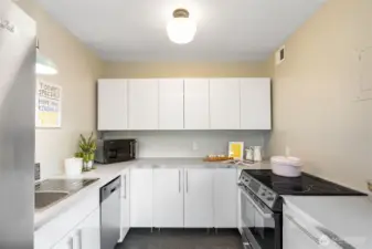 A multiple cook kitchen!