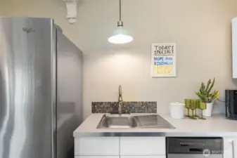 Note the dishwasher!  So rare in vintage buildings.