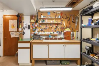 Basement work area