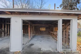 Garage - ready for doors