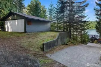 Boat House and additional parking/ storage on property!