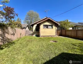 Back of Home and yard.