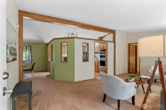 Entrance into living room