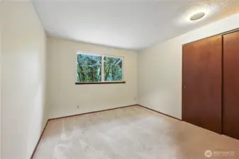 Third bedroom on the main level.