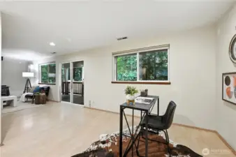 It has also been a guest room, for out of town stays.