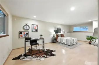So many different ways this large, flexible space could be configured!