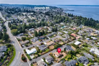 Incredible access to the vibrant heart of downtown Edmonds.
