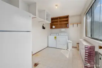 Utility room in main house.