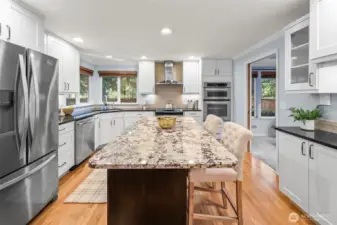 Ample cabinet space for storage and organization.