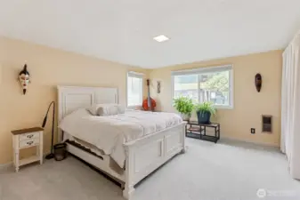 Primary bedroom - light and bright and roomy