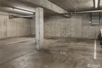 2 Parking Spots! Rare side-by-side secure parking spaces; #48 & #49.