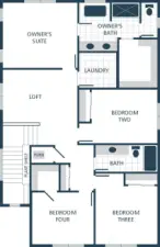 Image is a Rendering   Photographs are for illustrative purposes only. Features, finishes, interior/exterior colors, landscaping and floorplan shown may vary from actual homes built.