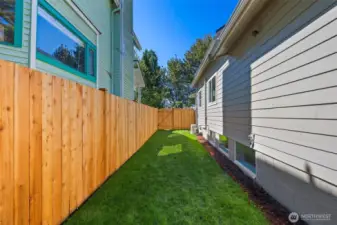 Side Yard With Gate