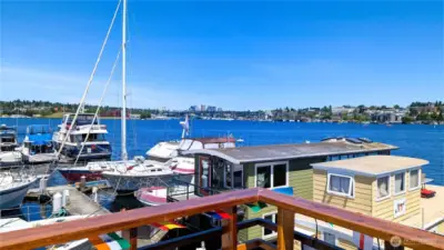 View towards Gasworks Park and University