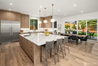 Island seating for 6