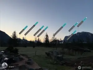 Mountains identified & their distance