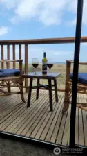 enjoy the view from your private deck.
