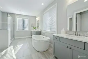 Primary Bathroom w/ Free Standing Tub