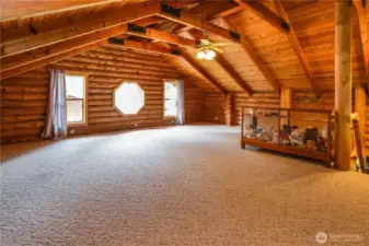 Loft could be an additional bedroom, playroom, etc.