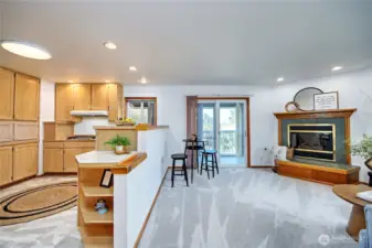 Family Room with Gas Fireplace