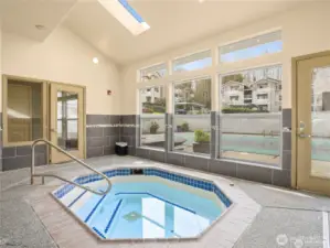 Indoor hot tub