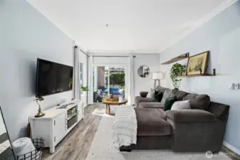 Lots of natural light