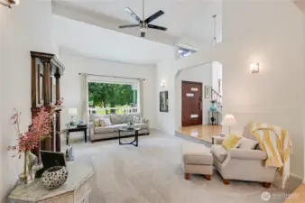 Living Room Looking Out Towards the Front Yard