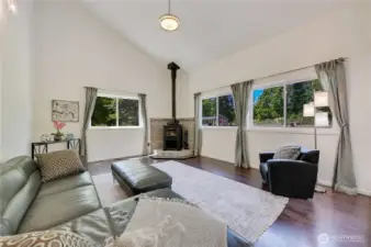 Wonderful Family Room Off of the Kitchen and Casual Dining Area