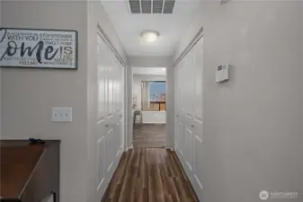 Walk in Pantry and HVAC closet