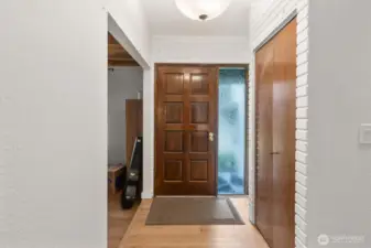 Welcoming enterance