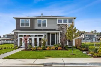 Actual home pre-garage door conversion