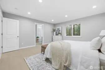 Primary bedroom.