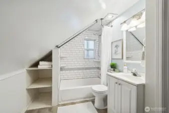 Full bathroom upstairs