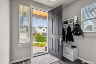 Bright & welcoming front entry