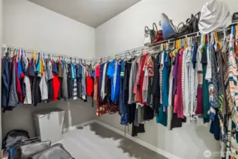 Primary walk-in closet