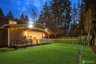 Fully fenced yard—private, secure, and perfect for outdoor enjoyment.