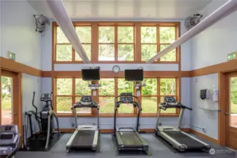 South Bay Club Exercise Room.