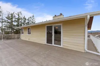 New wrap around deck