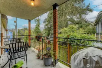 Unit #2 balcony