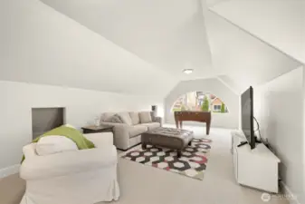 Fantastic bonus room space over the garage