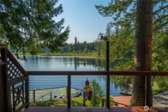 View from deck