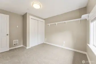 A look at bedroom #2's closet.