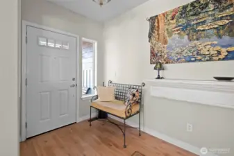 View  of front door.