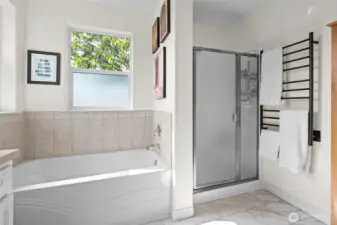Another view of the primary bathroom.
