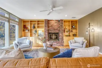 Custom Built-In's in the Family Room