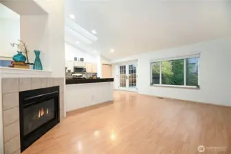 Great open floor plan and the vaulted ceiling add more depth to every main living area.