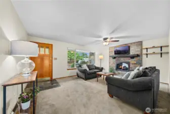 Large living room welcomes you in