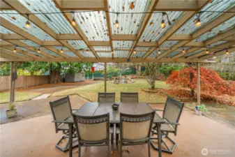 Step outside to your own private oasis